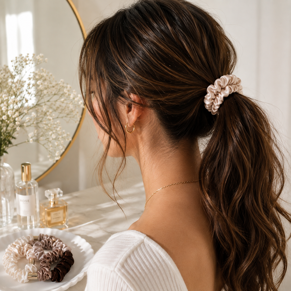 VELORA Satin Hair Ties