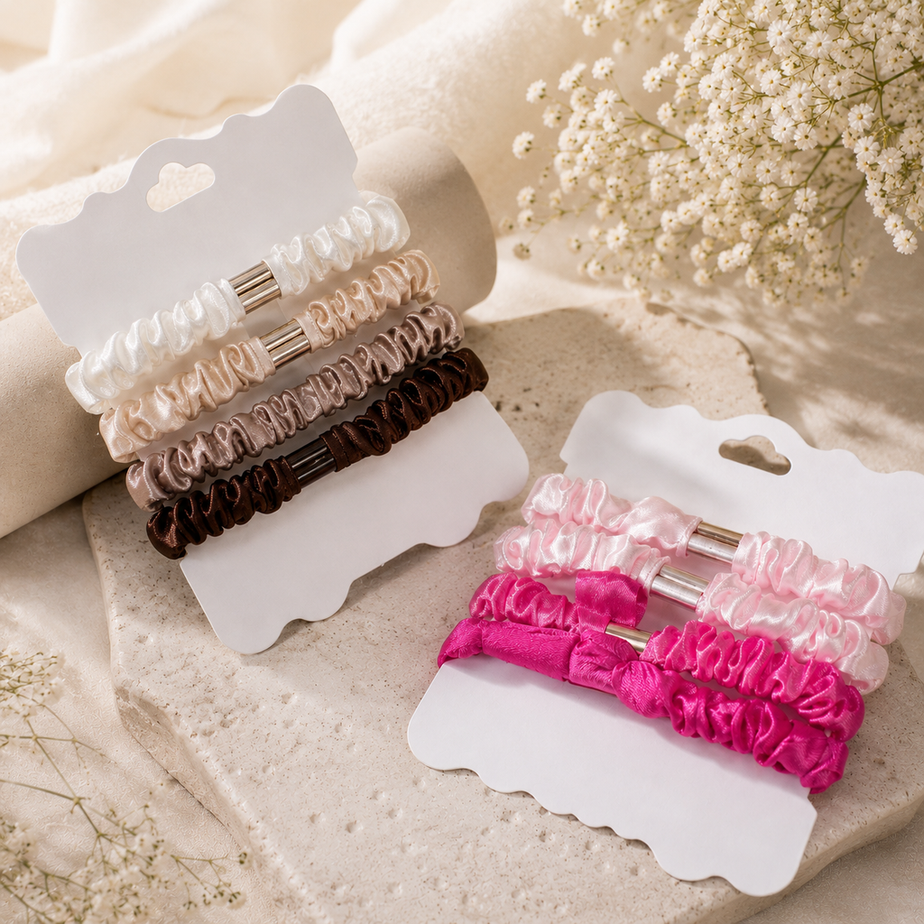 VELORA Satin Hair Ties