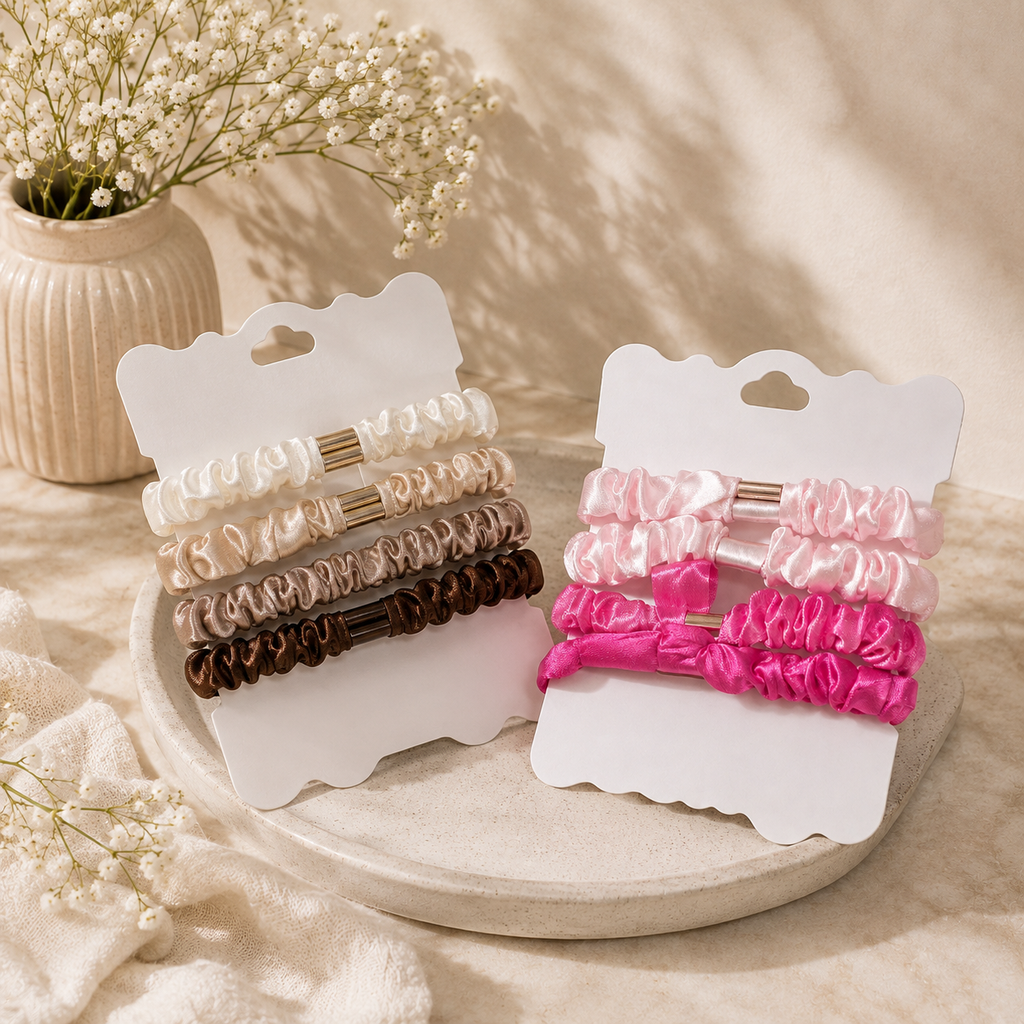VELORA Satin Hair Ties