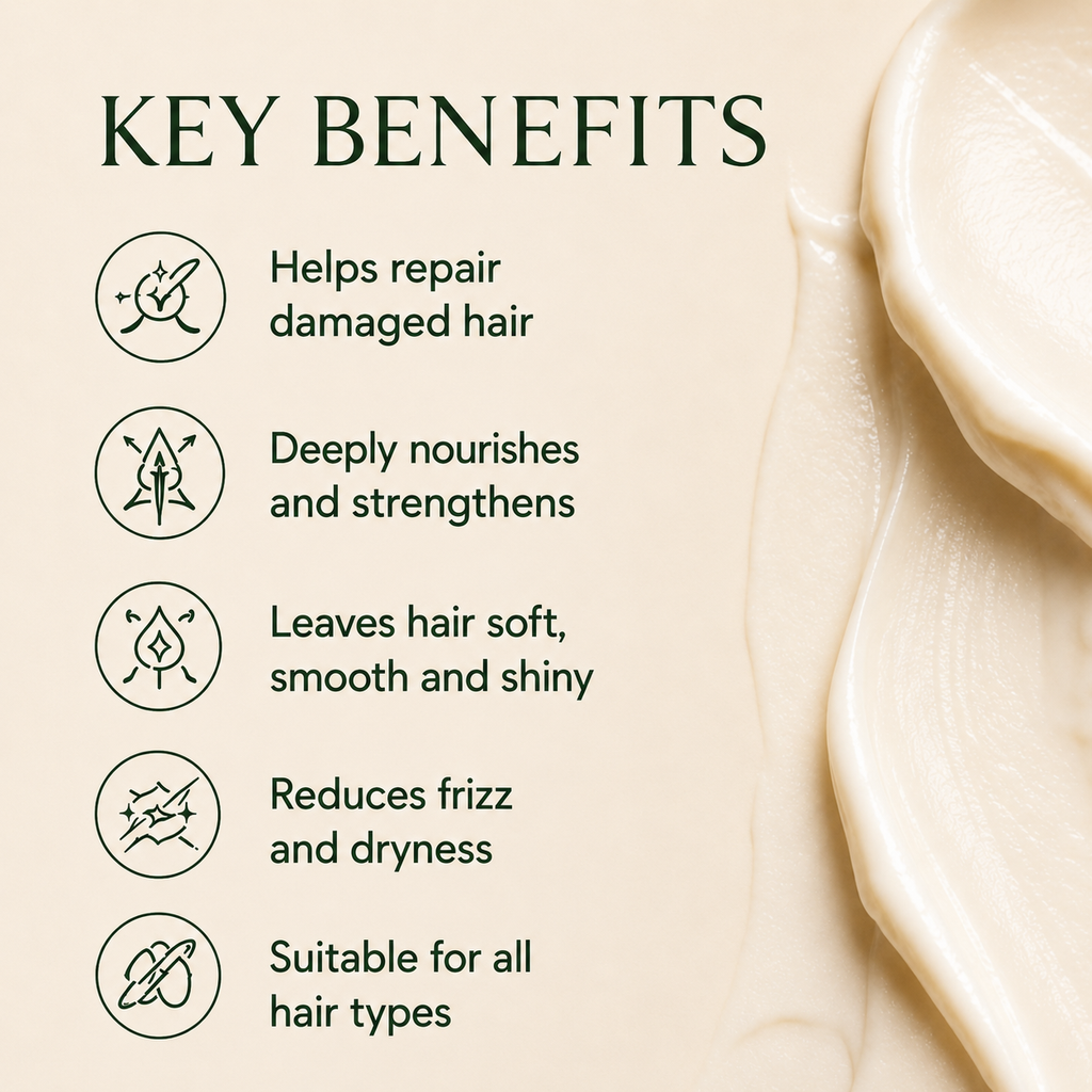 VELORA Peptide + Keratin Hair Treatment | Intensive Repair Mask (250g)