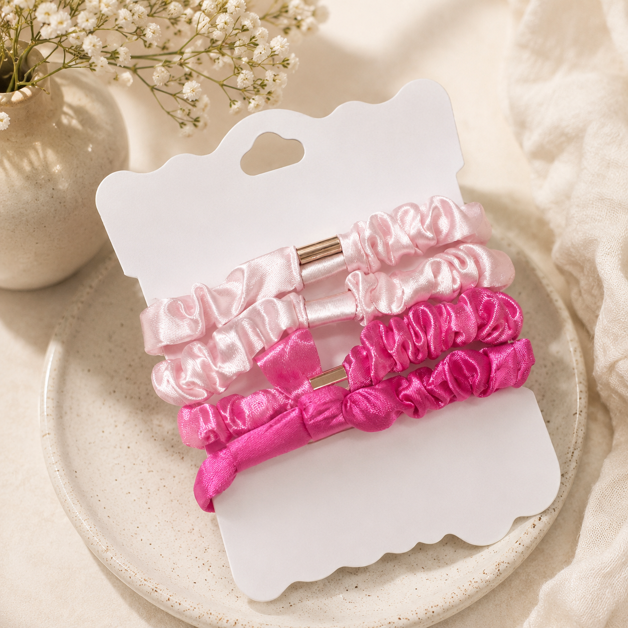 VELORA Satin Hair Ties